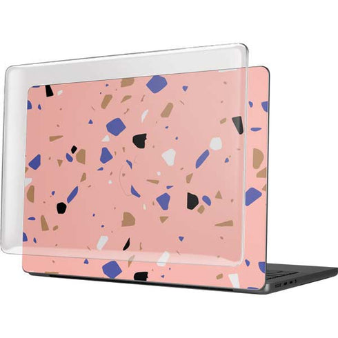 Pink Terrazzo MacBook Pro 14in (2021-24) Case plus Skin